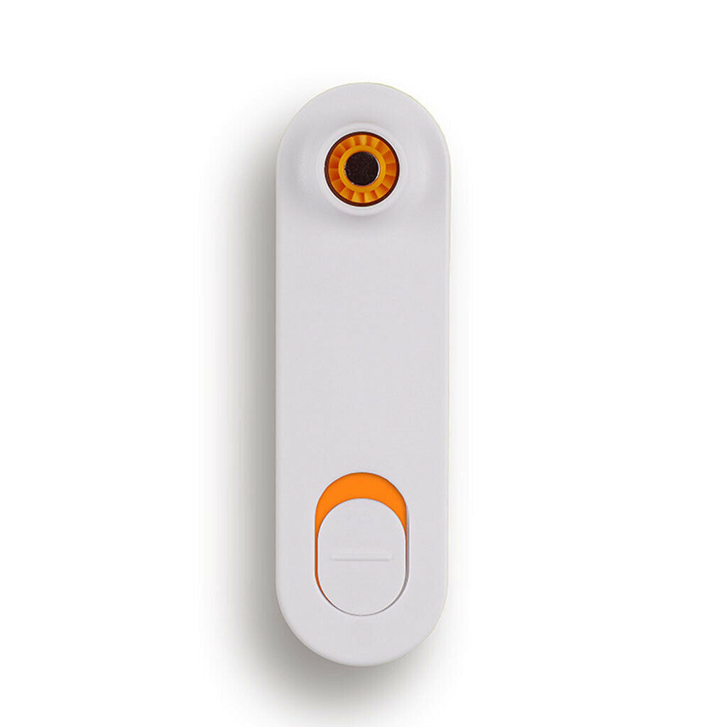 Summer Handheld Mini Folding Fan USB Rechargeable Small Personal Fan Orange