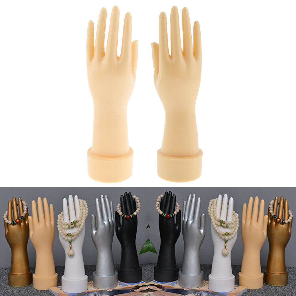 Left And Right Hands Display Gloves Jewelry Template for