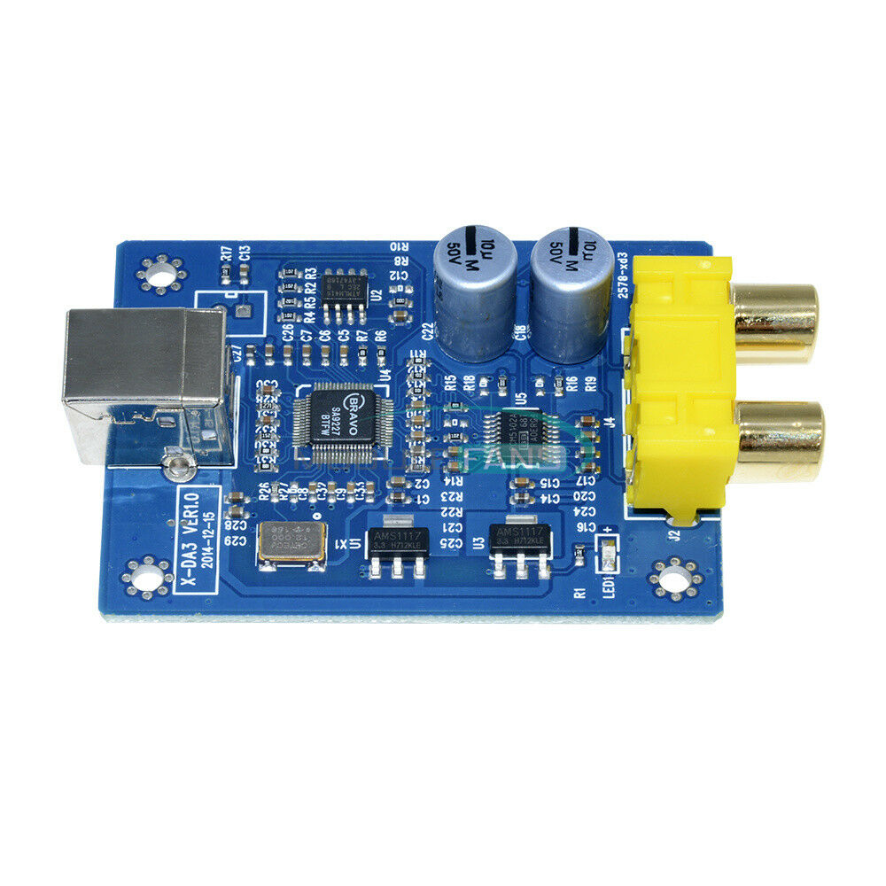 SA9227+PCM5102A 32BIT/384KHZ USB DAC/HIFI Asynchronous Decoder WIN7/WIN8 MF