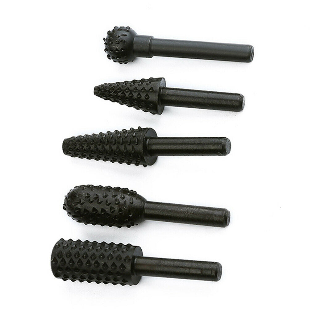 Milling cutter set 5 pcs. Rotary Burr 1/4 '' Tungsten Carbide Cutter Grinder
