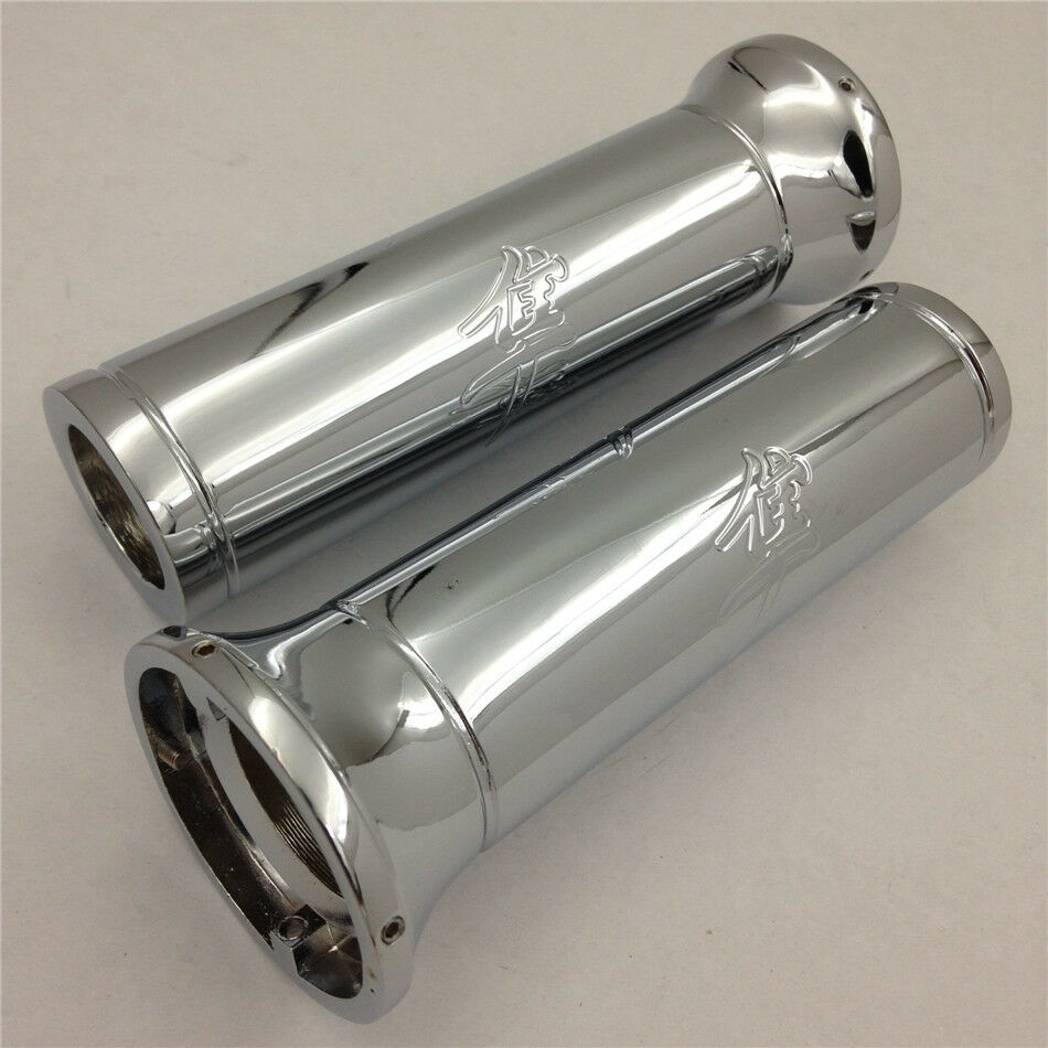 Chrome handlebar grips for SUZUKI GSXR GSX-R 1300 R GSX1300R Hayabusa 1982-2013