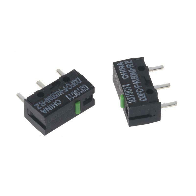 2Pcs OMRON Mouse Micro Switch D2FC-F-K(50M)-RZ Green Dot  for Razer