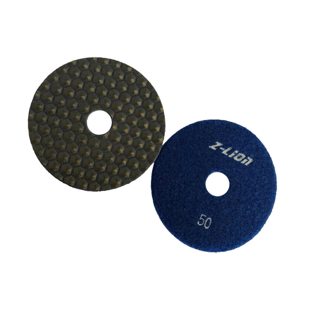 4inch Diamond Dry Polishing Pads for Concrete Granite Stone Marble 50#