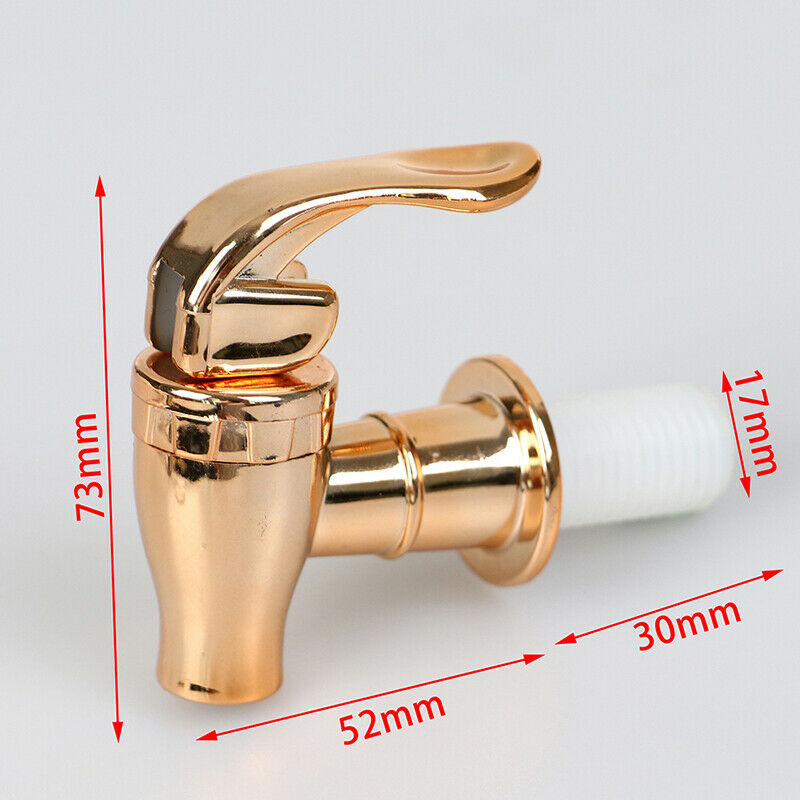 1pcs Glass Wine Bottle Faucet Jar Wine Barrel Water Tank Faucet Water Dispen Kt