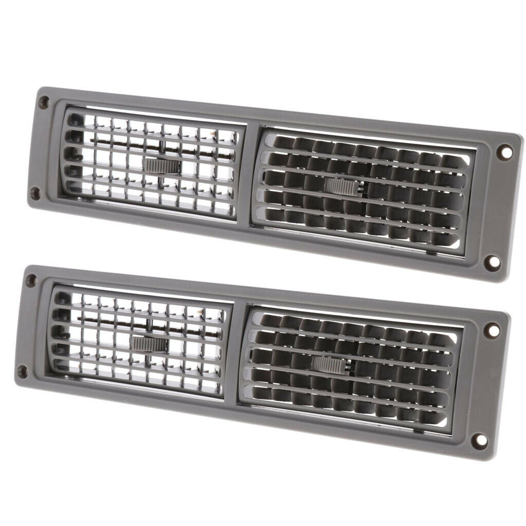 Pack 2 Universal Heat Air  Air Vent Outlet Grilles ABS Plastic
