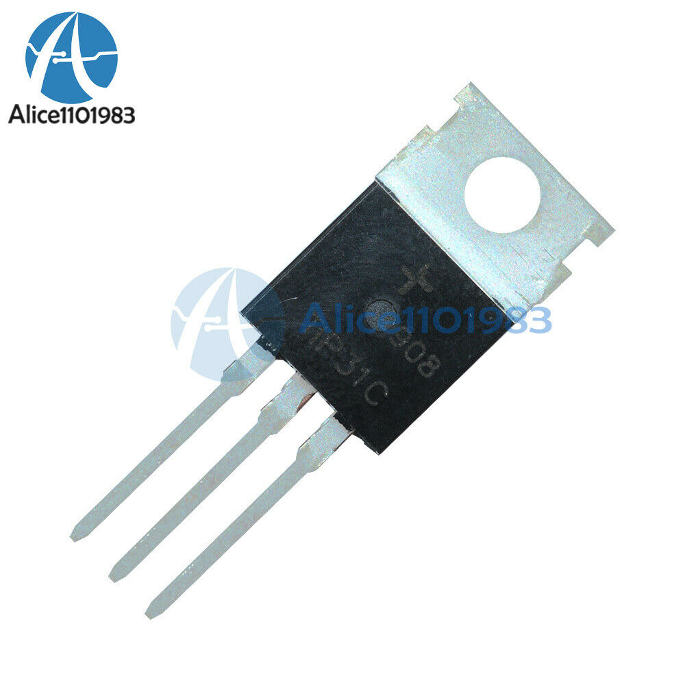 10PCS TIP32C TIP32 PNP TRANSISTOR 100V 3A TO-220