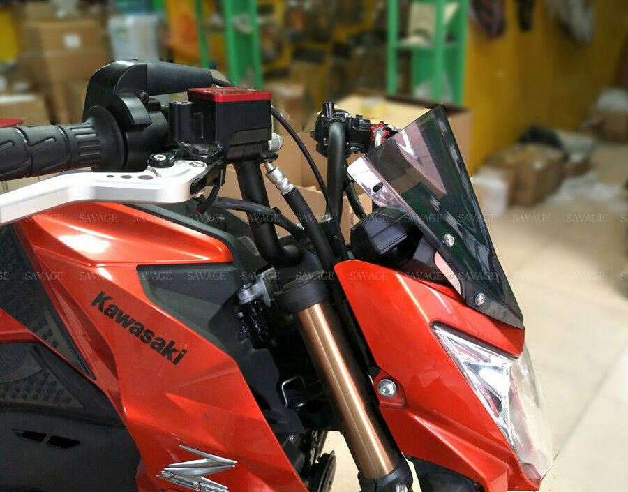 Pare-Brise Windshield Windscreen Smoke For Kawasaki Z125 2015-2018 Z 125