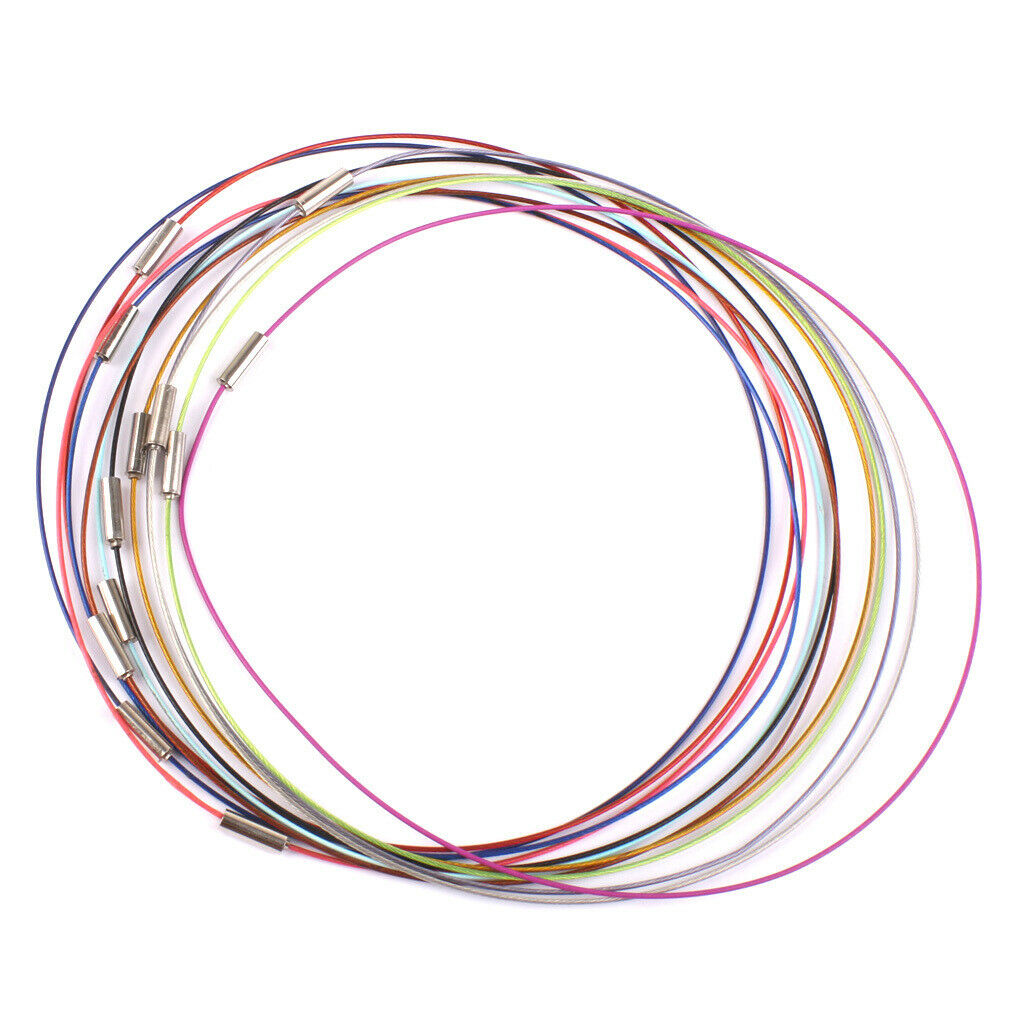 12x/Set Coil Wire Collar Beading Hoop Jewelry Making Women Diy Accessory