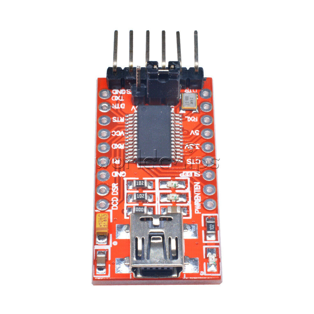 2Pcs FT232RL FTDI Module Mini Port USB to TTL 3.3V 5.5V Arduino Serials Adapter