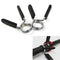 2x Barbells Spring Clips Sturdy Bar Clamps Olympic Collar Adjuster Hardware