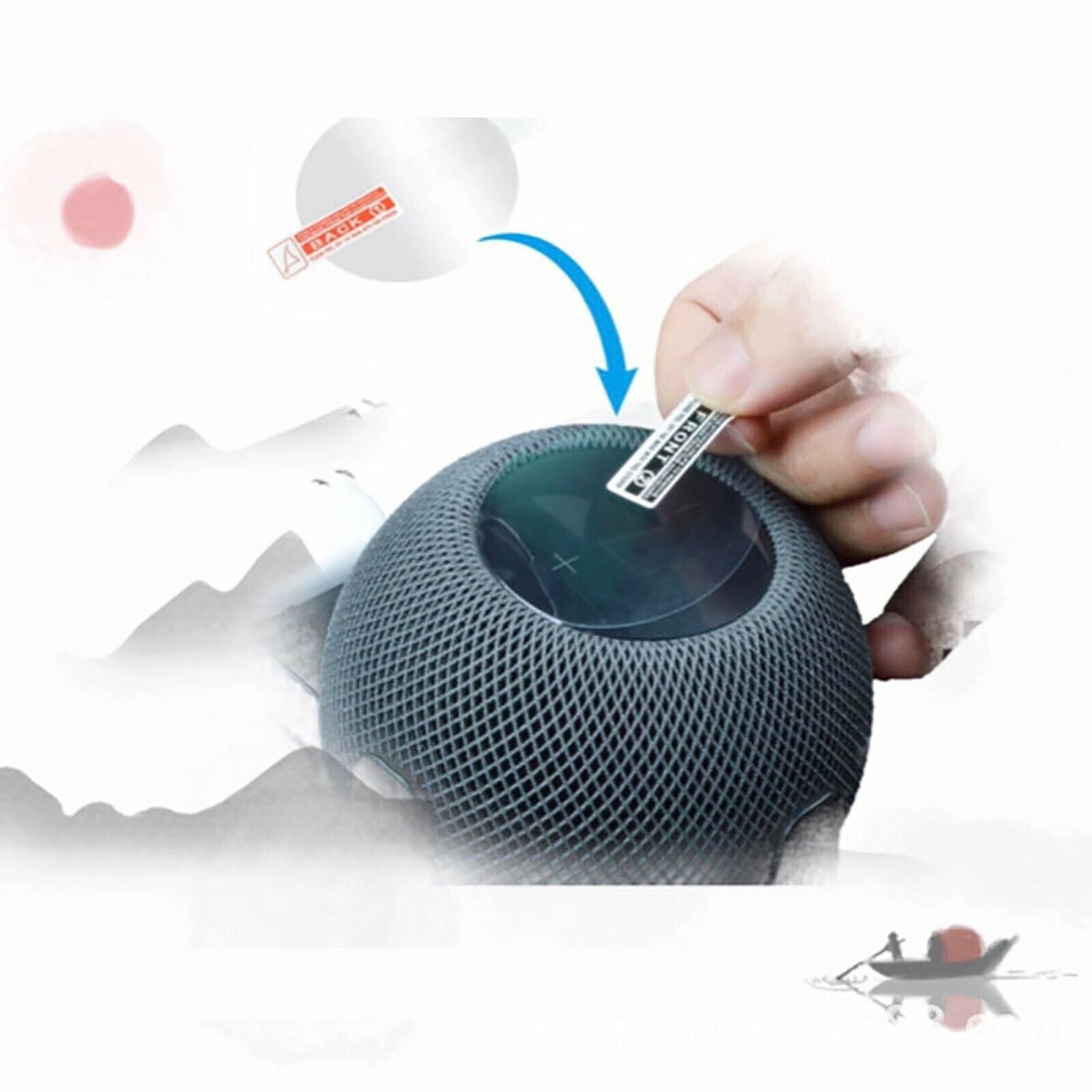 For HomePod mini WIFI Speaker TPU Screen Protector Dust-Proof Waterproof Film