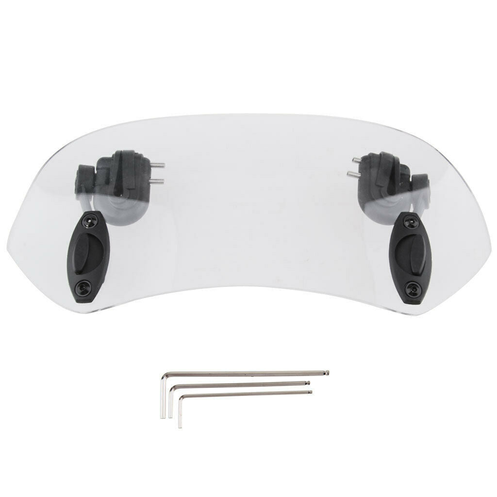 Clear Windshield Adjustable Clip-on Wind Air Deflector Replacement For BMW