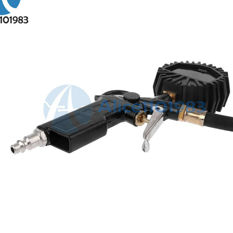 Digital Tire Inflation Gun Pressure Gauge Meter LCD Display for Car Truck Auto