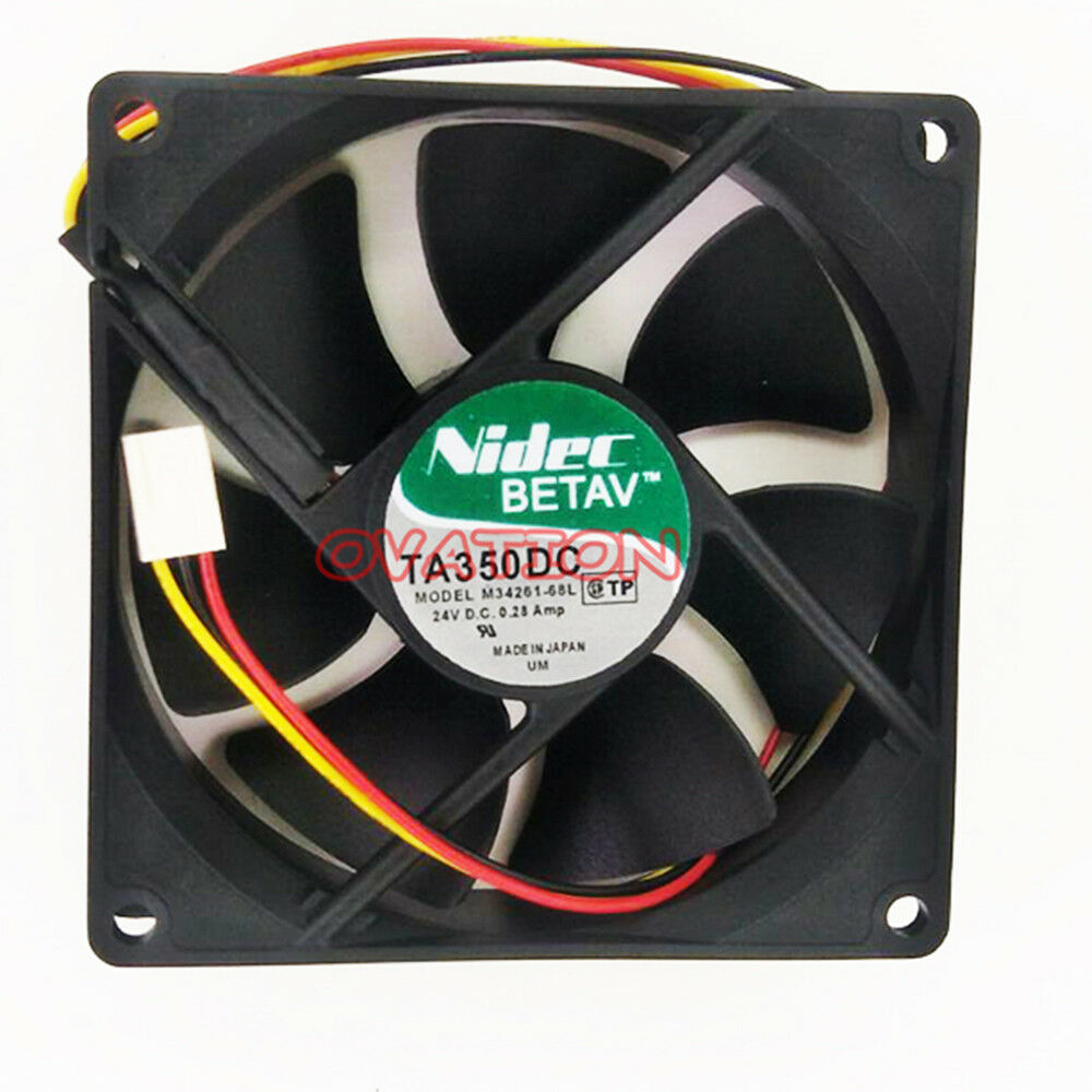 For 1Pcs Nidec TA350DC M34261-68L 9cm 24V 0.28A 3-wire inverter fan