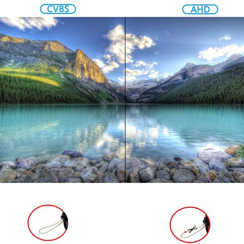 Fisheye Lens Car Rear View Camera Waterproof Shockproof Reversing Backup Camera