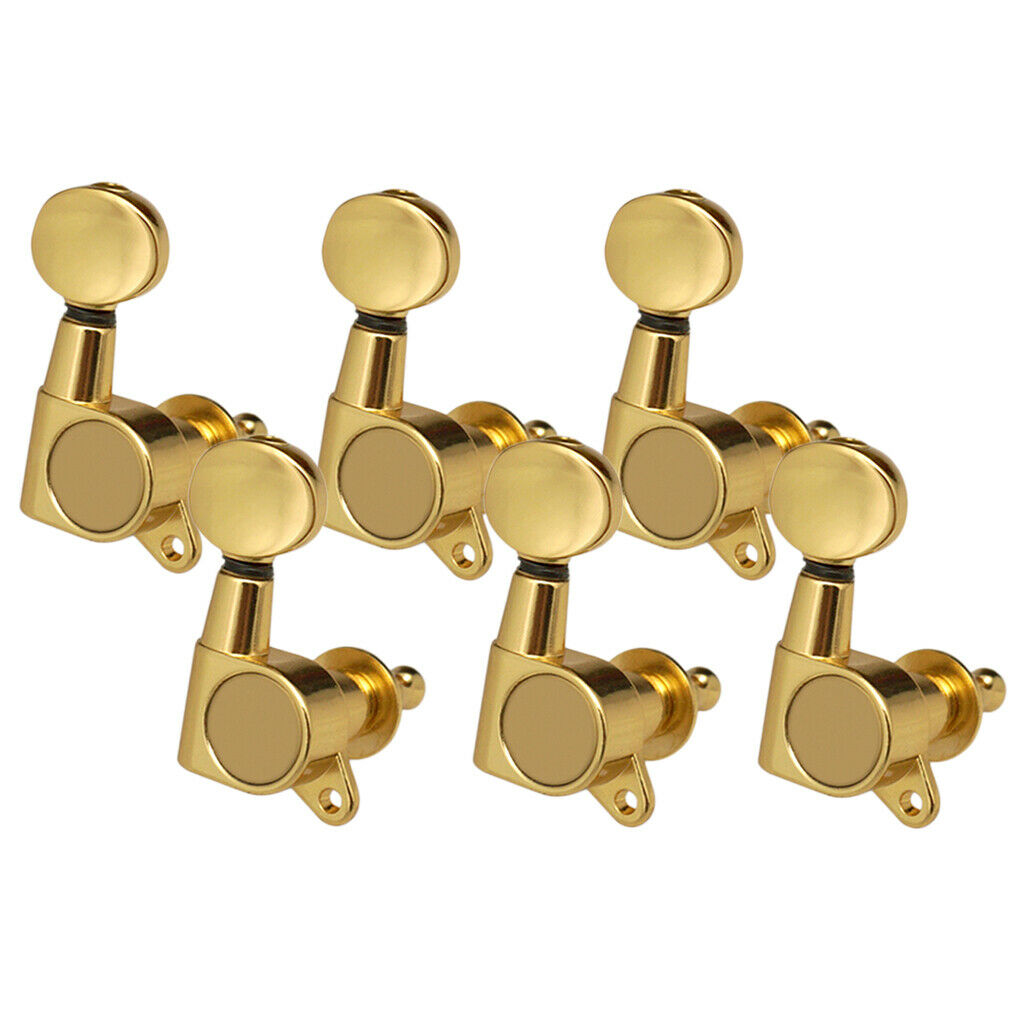 Set Of 6 6r Strings Tuning Pegs Machine Heads For Acoustic Guitar Electric