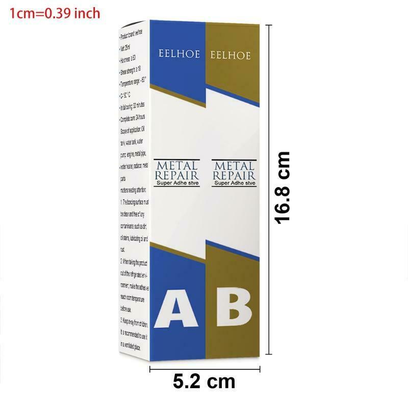 2Pcs A+B Glue Leakage Plugging Welding Glue Super Glue High-efficiency Adhesive