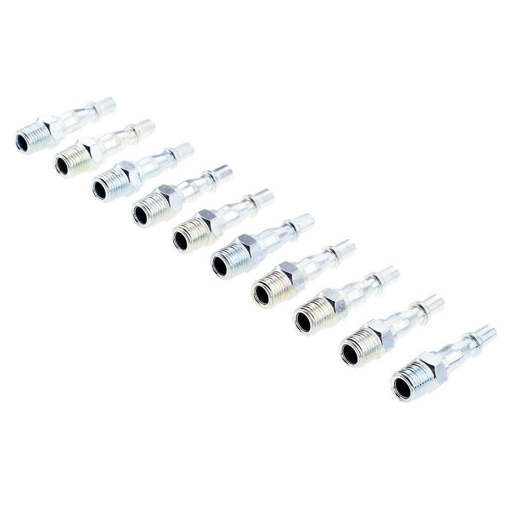 10PCS Air Line Hose Compressor Fitting Connectors Quick Release 1/4'' BSP
