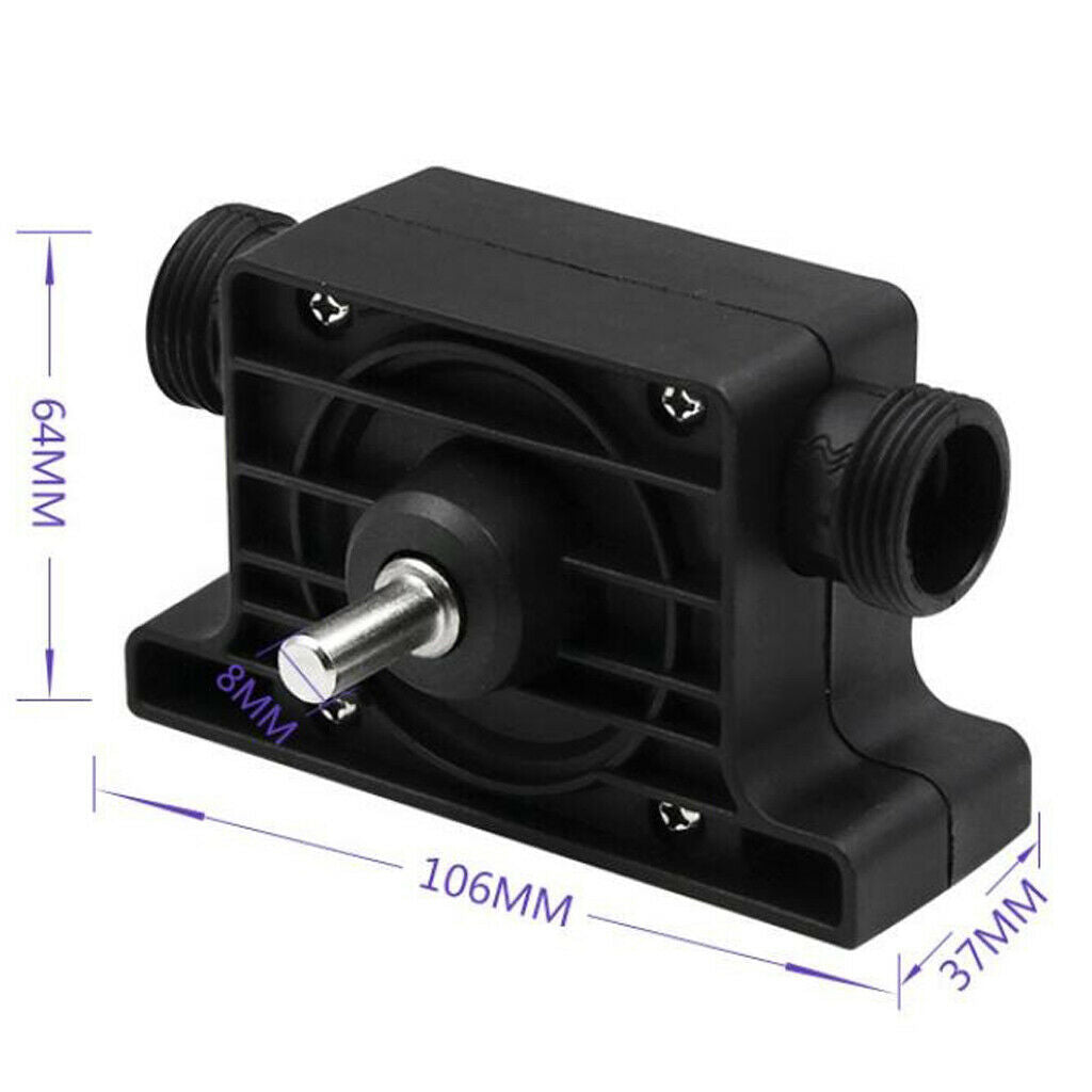 8mm Round Shank Plastic Water Drill Pump Micro Self-priming Pump Garden Supplies
