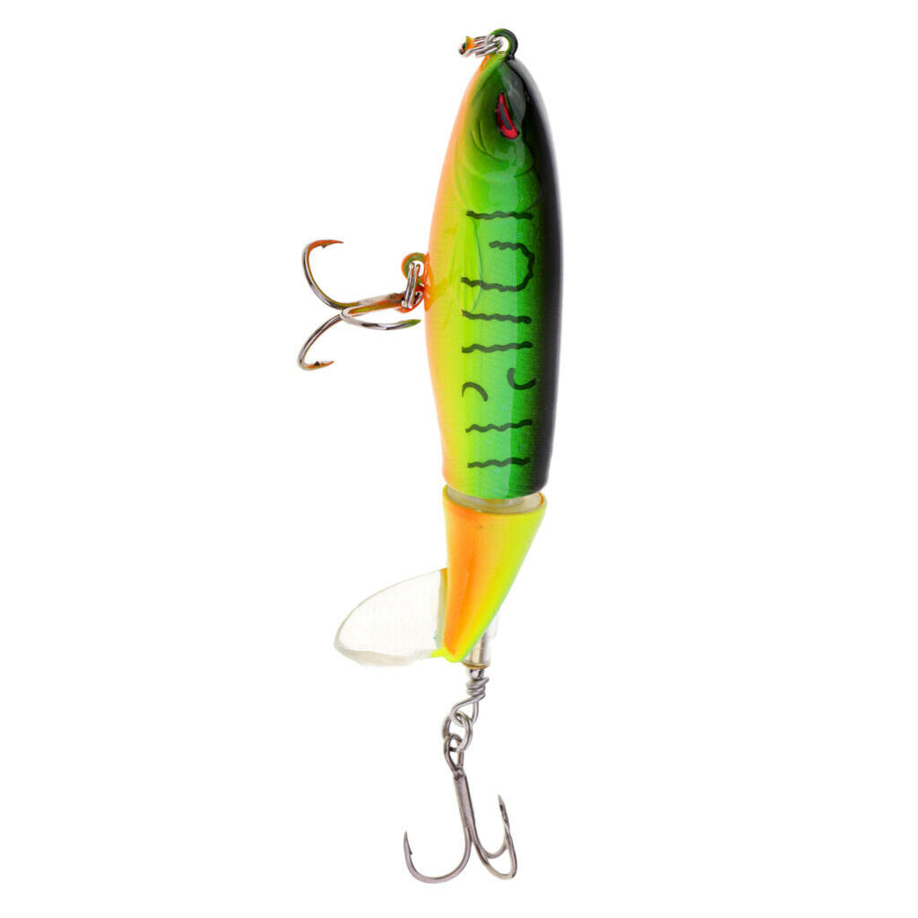 2x Whopper Popper Lure Artificial Hard Bait Two Colors Fishing Fish Catcher