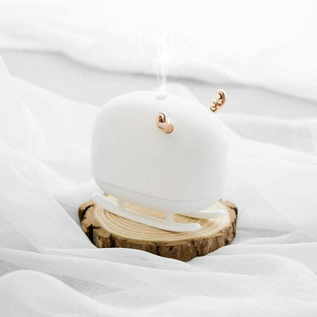 Deer USB Mini Humidifier Steamer with LED Night Light for Baby Kids Office