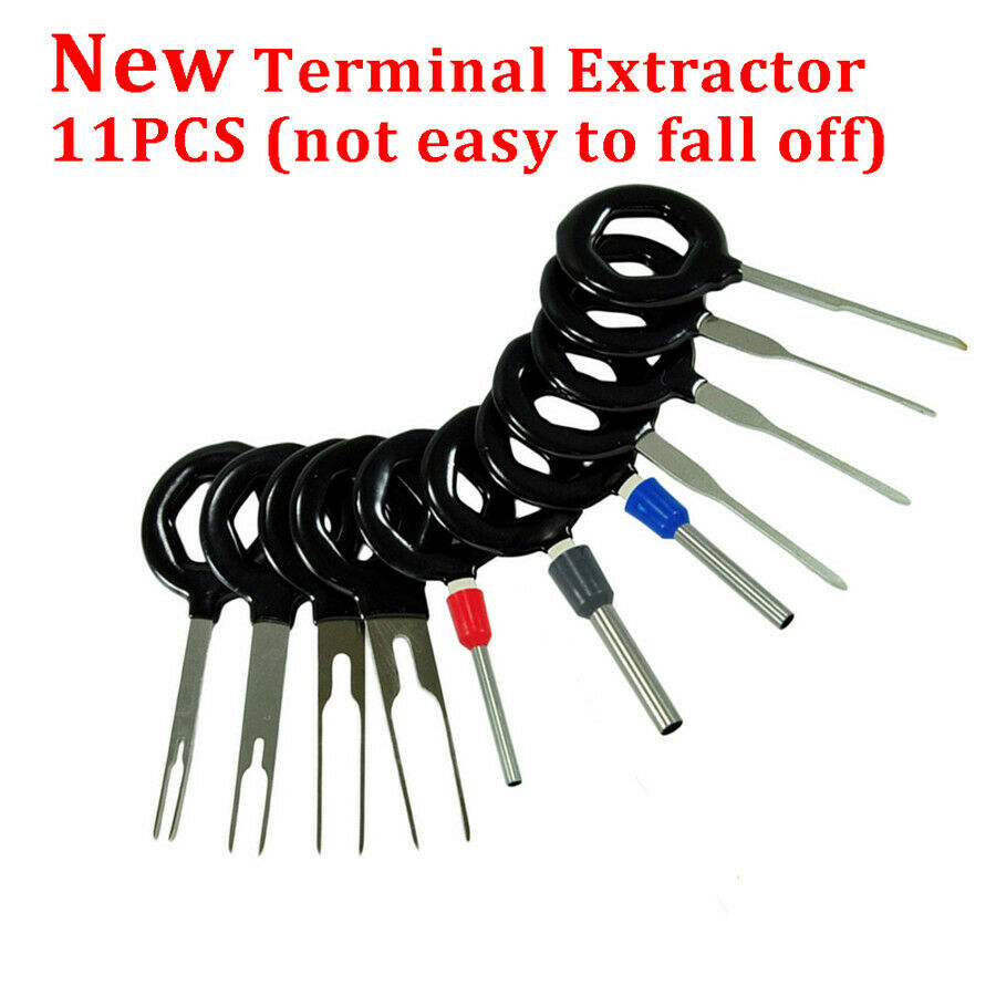 11PCS Wire Terminal Removal Tool Car Electrical Wiring Crimp Connector Pin