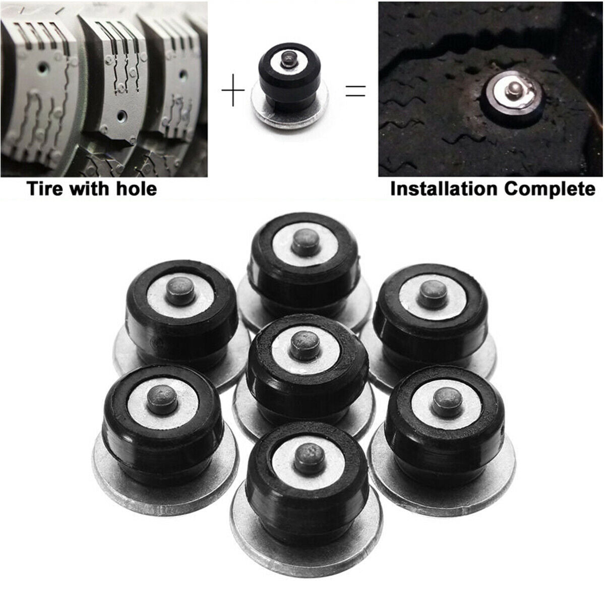 Aluminum Tire Stud Spikes For Winter Ice Antiskid Car Track ATV  100pcs/ Set