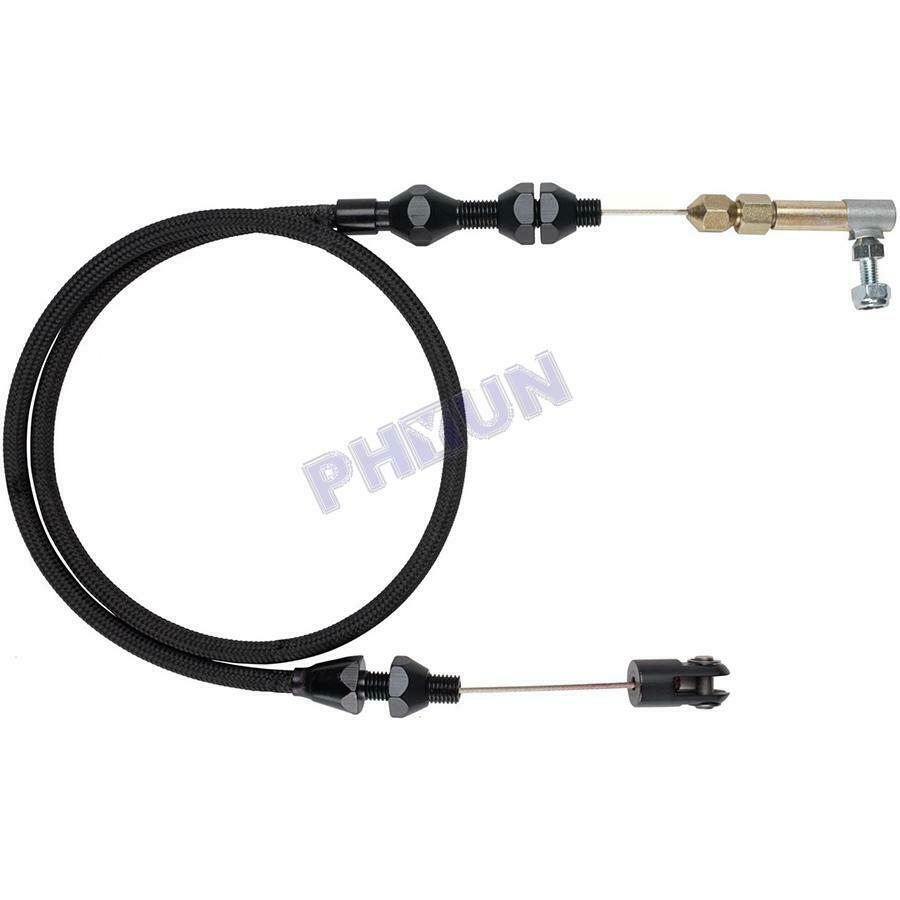 For Mopar Ford GM and More Throttle Cable 24" Stainless Steel Universal