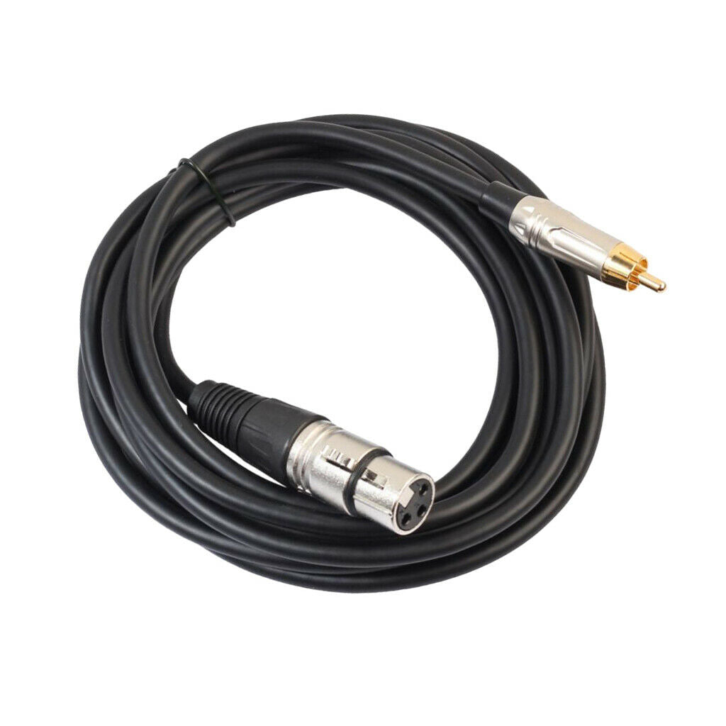 Audio Cable RCA Male to XLR Female Cord for Condenser Microphone 10 Meter