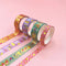 11 Rolls Christmas Theme Party Hot Stamping Washi Paper Stickers Tape Decor DIY