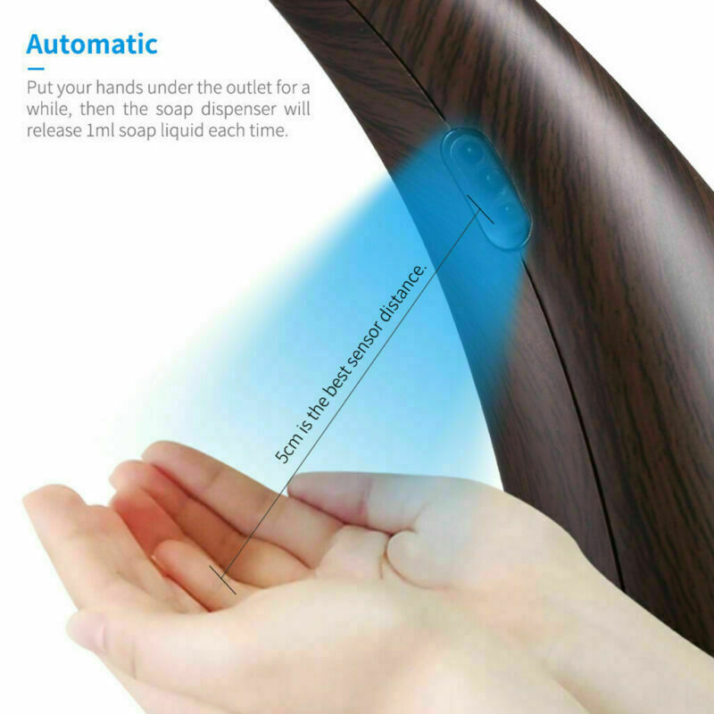 Touchless Hands Free Liquid Sanitizer IR Sensor Automatic Soap Dispenser 300ML