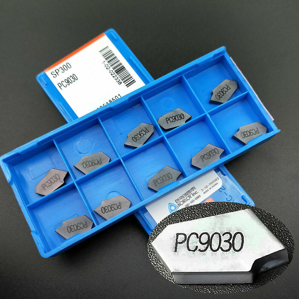 20PC SP300 PC9030 3mm wide Grooving blade cut off CNC carbide inserts for steel
