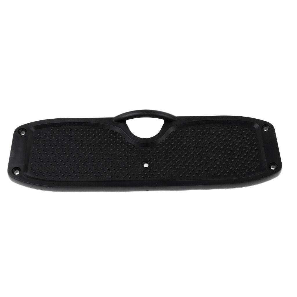 Black Lightweight Transom Plate for Inflatable Boat Rubber Dingy Yacht Fishing