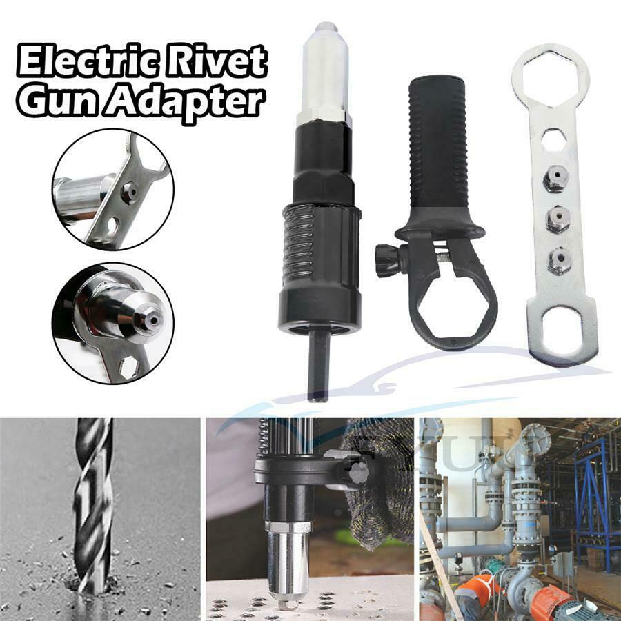 Rivet Nut ( Riveter ) Adaptor Use Electric Drill  2.4, 3.2, 4.0, 4.8 Mandrels