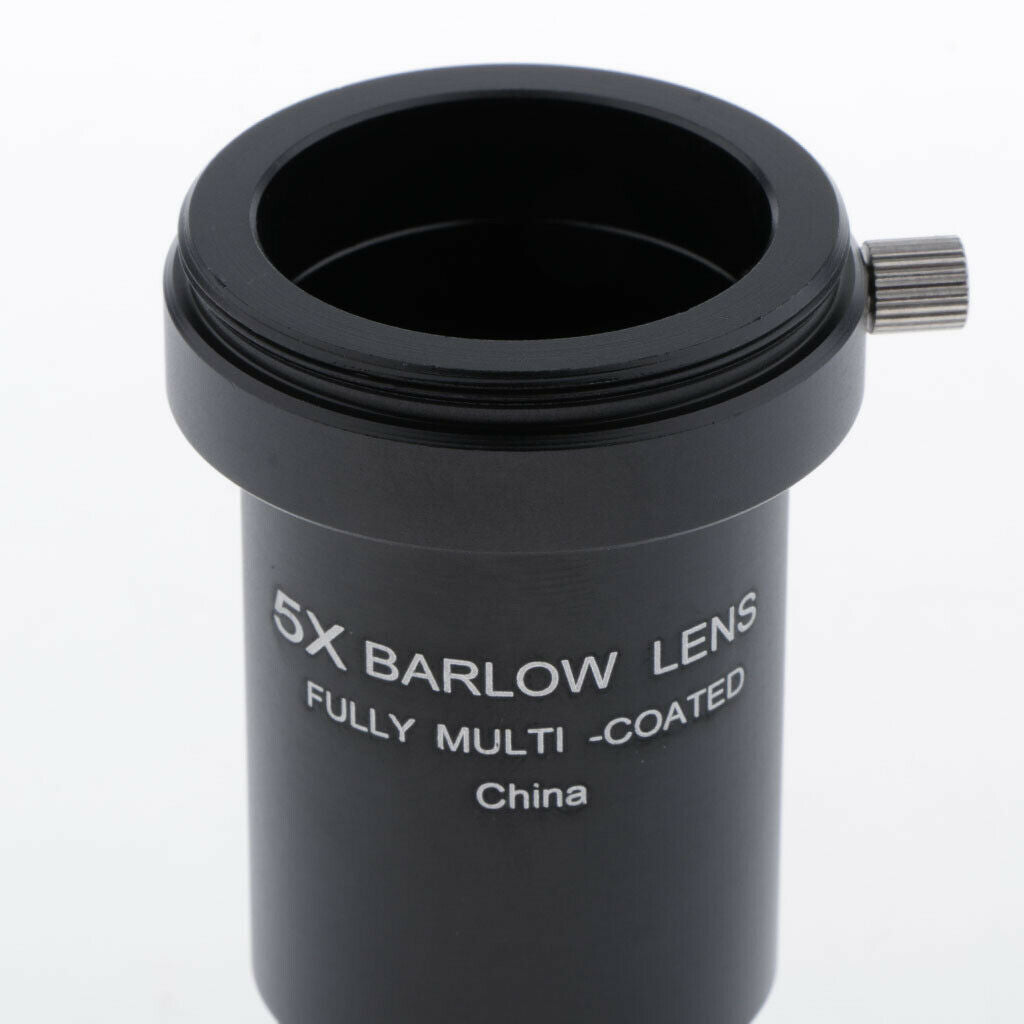 New Telescope Barlow Lens 5X Set Astronomy Accessory 1.25"/31.75mm For Celestron
