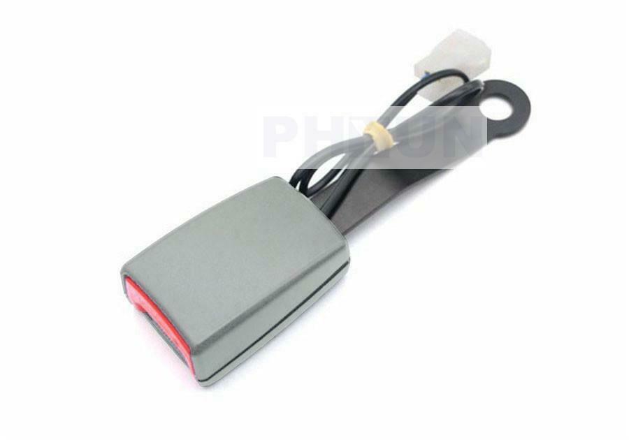 Seat Belt Buckle Padding Socket Plug Connector & Warning Cable For Car SUV Truck