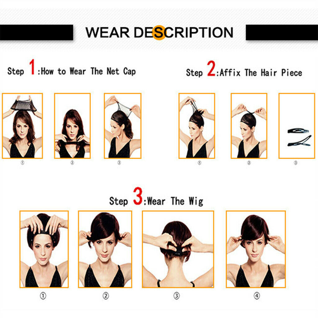 24 '' Charming Straight Long Natural Brown Synthetic Wig