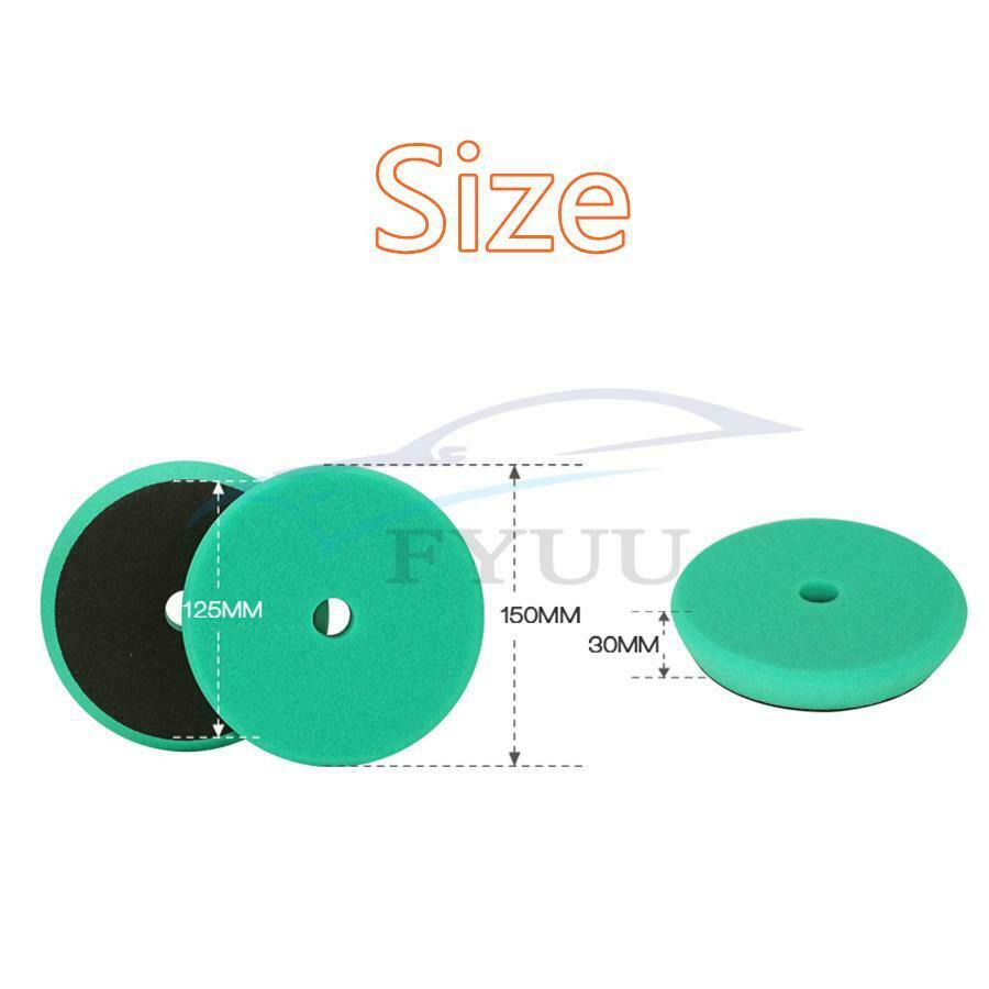 5Pcs 6 Inch 150mm Polishing Pad Waxing Buffing Pad For RO/DA Car Polisher Sander