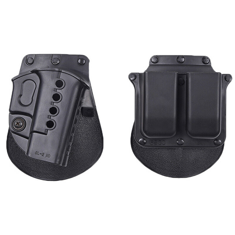 Right Hand Set GL2-ND +6900 Double Magazine Holster for Glock 17 19 Hunting