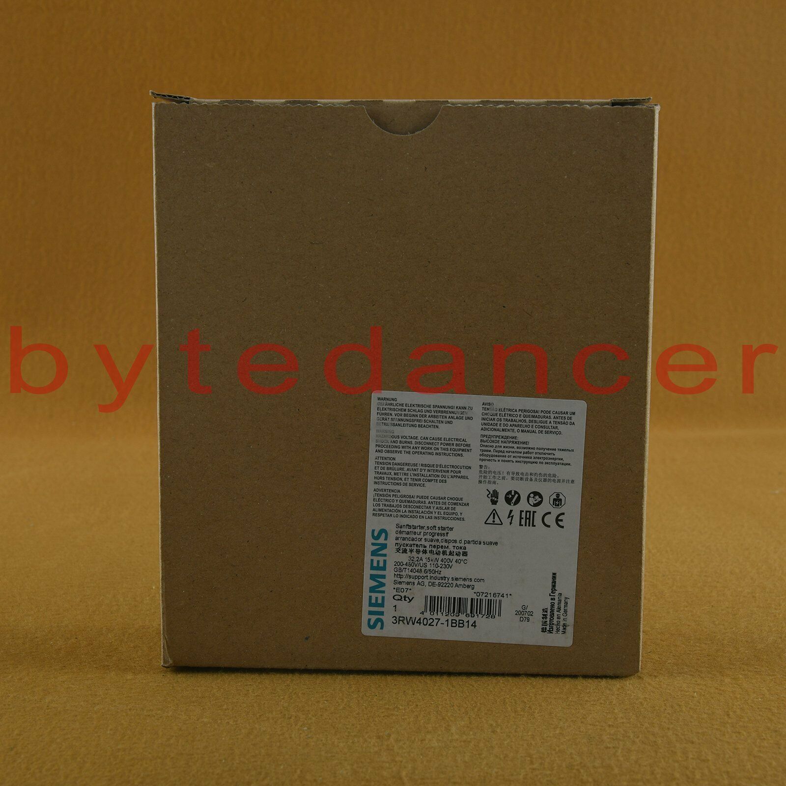 1PC Brand New Soft starter 3RW4027-1BB14 One year warranty Fast  SM9T