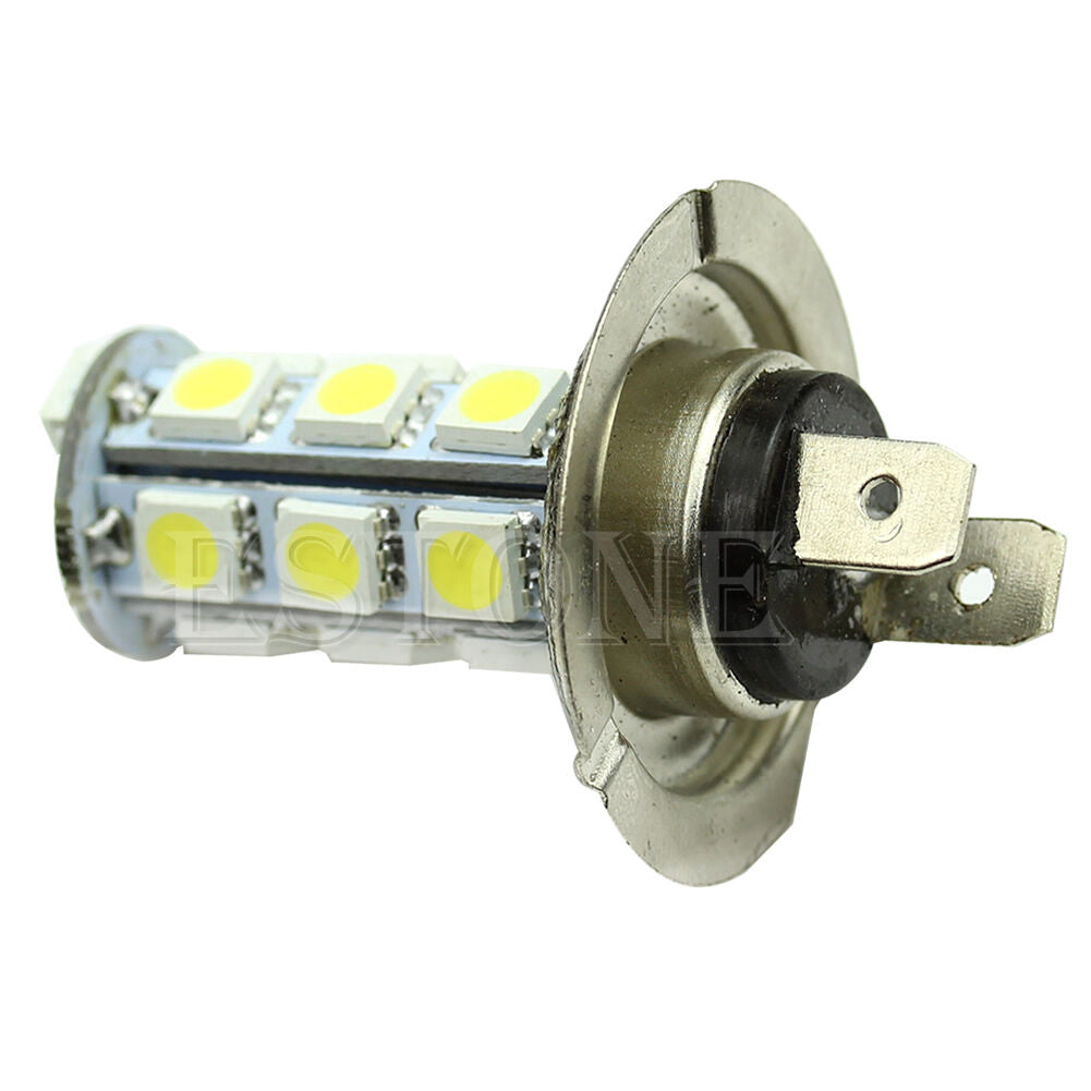 H7 18-SMD LED 5050 Car vehicle Fog Bulbs Pure White Driving Daytime Light Lamp