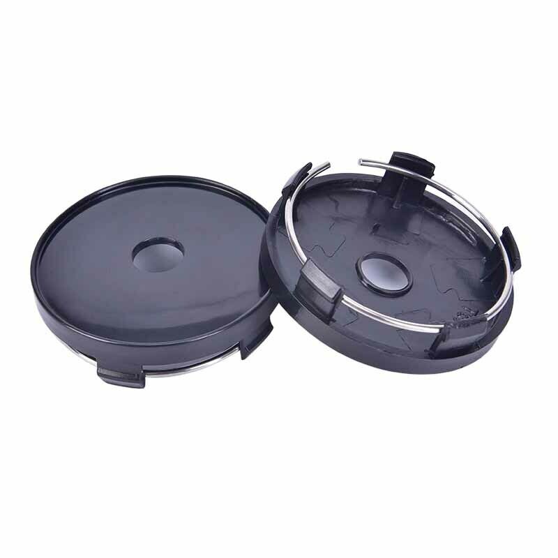 2x 60x58mm Universal Carbon Fiber Surface Auto Wheel Center Hub Caps Cove.l8