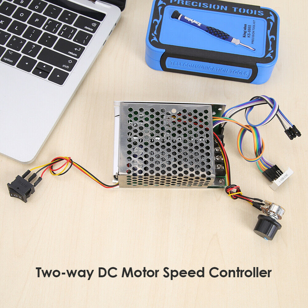 DC 10-55V Motor Speed Controller 60A CW CCW Reversible Adjustable Switch  @