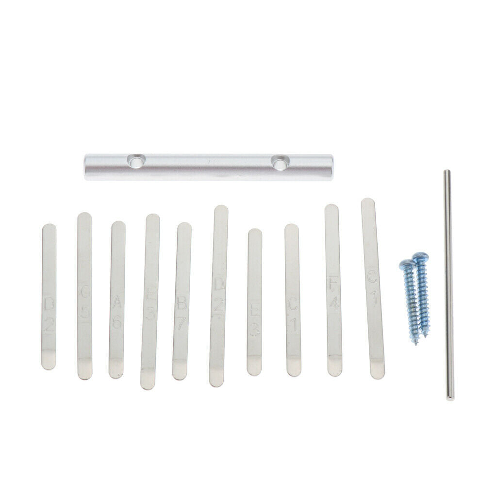 Durable Kalimba 10 Key DIY Thumb Piano Steel Keys Lettering Accessories