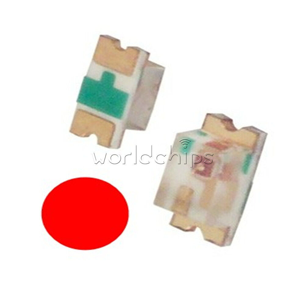 100Pcs Super Bright red color SMD SMT 0603 Series LED Super Ultra Light DIY Lamp