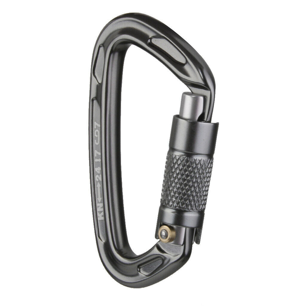 4X Outdoor Rock Climbing Tree  Rappel Aluminum Carabiner 24KN / 5400lbs