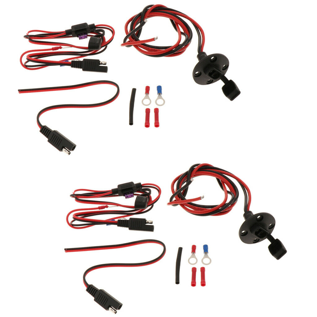 2 Insert The SAE Solar Socket Sidewall Port Kit For Quick Connect Cable