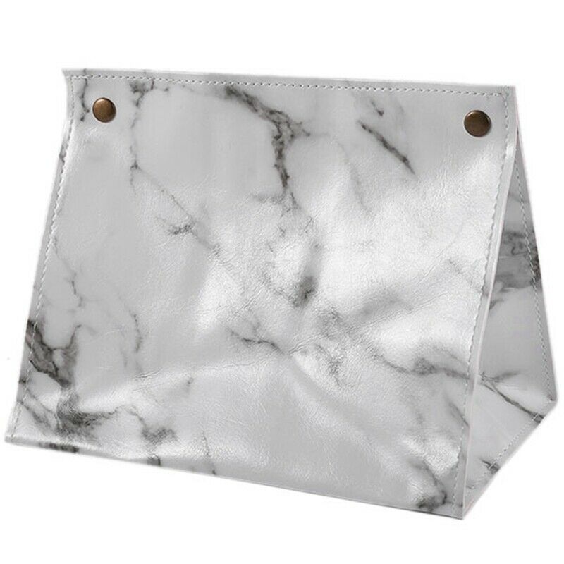 Marble Pattern Tissue Box Pu Leather Home Car Napkin Paper Container Paper TowF1