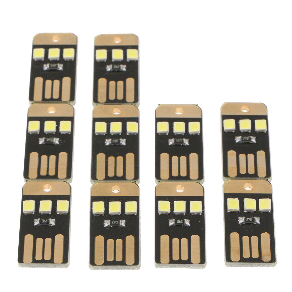 USB Light Keychain Super Bright SMD LED Mini USB Port Light Ultra-thin Portable