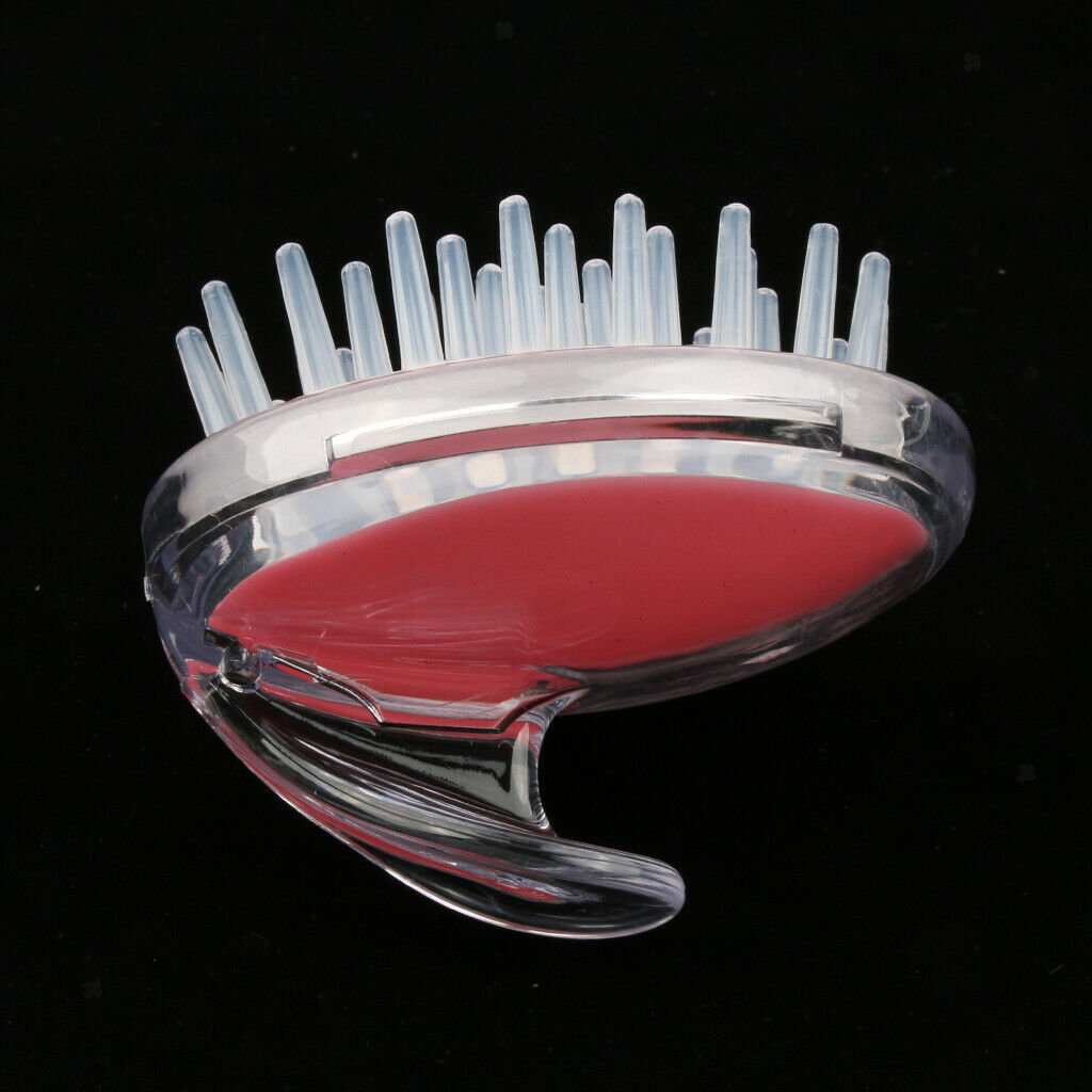 2 Pieces Round Scalp Massager Brush Brush Growth Head Shampoo